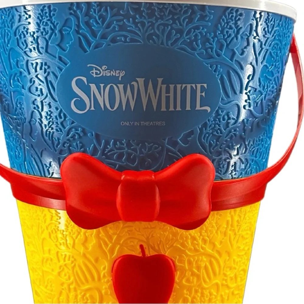 Disney’s Snow White 3 Popcorn Buckets, 2 Cups-Cinemark Lot Of 5